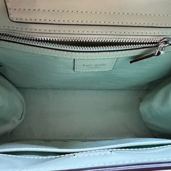Kate Spade $298 MSRP NWT Spazzolato Small Tote, Pistachio Cream - Picture 11 of 16